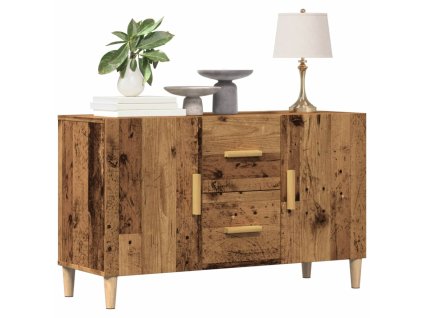 vidaXL Příborník old wood 100 x 36 x 60 cm kompozitní dřevo