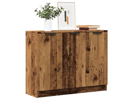 vidaXL Příborník old wood 90,5 x 30 x 70 cm kompozitní dřevo