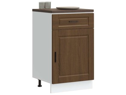 vidaXL Kuchyňská spodní skříňka "Porto" hnědý dub kompozitní dřevo