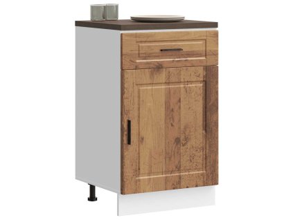 vidaXL Kuchyňská spodní skříňka "Porto" old wood kompozitní dřevo