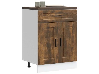 vidaXL Kuchyňská spodní skříňka "Porto" kouřový dub kompozitní dřevo