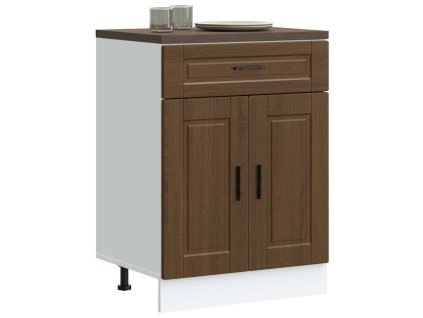 vidaXL Kuchyňská spodní skříňka "Porto" hnědý dub kompozitní dřevo