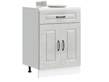 vidaXL Kuchyňská spodní skříňka "Kalmar" betonově šedá kompozitní