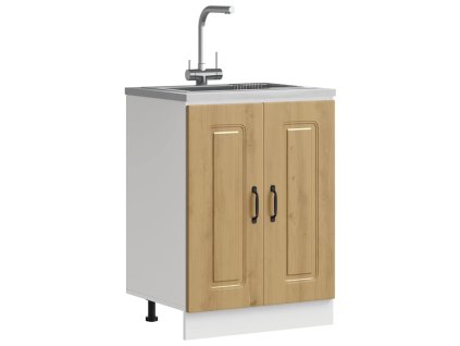 vidaXL Skříňka pod umyvadlo "Kalmar" dub artisan 60x46x81,5cm kompozit