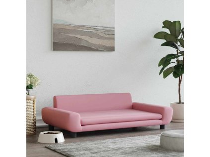 vidaXL Pelíšek pro psy růžový 100 x 54 x 33 cm samet