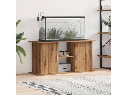 vidaXL Stojan na akvárium Artisan Dub 121 x 41 x 58 cm Konstrukce dřeva