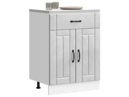 vidaXL Kuchyňská spodní skříňka "Lucca" betonově šedá kompozitní dřevo