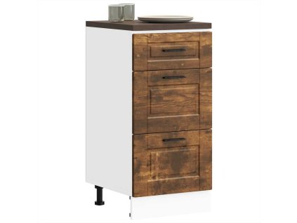 vidaXL Kuchyňská spodní skříňka "Porto" kouřový dub kompozitní dřevo