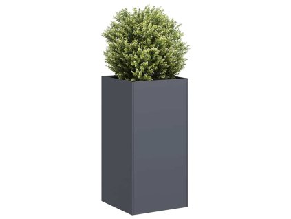 vidaXL Truhlík antracitový 40x40x80 cm ocel válcovaná za studena