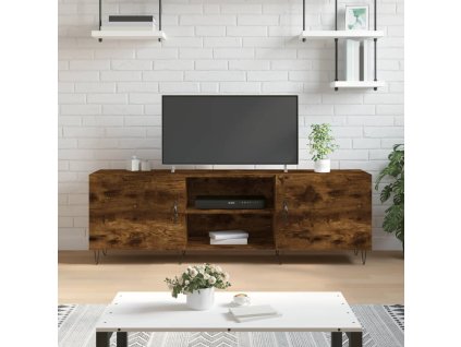 vidaXL TV skříňka kouřový dub 150 x 30 x 50 cm kompozitní dřevo