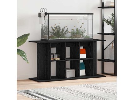 vidaXL Stojan na akvárium Dub černý 120x40x60 cm Dřevěná konstrukce