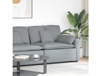 vidaXL Modulární pohovka koncový modul s područkami a polštáři 100 cm