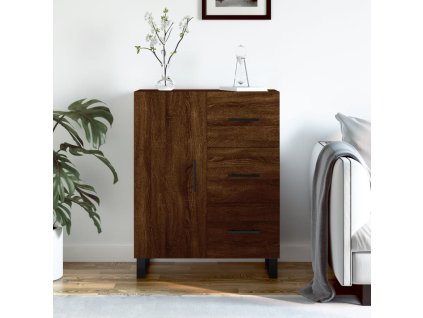 vidaXL Příborník hnědý dub 69,5 x 34 x 90 cm kompozitní dřevo