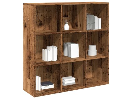 vidaXL Knihovna old wood 98 x 29 x 97,5 cm