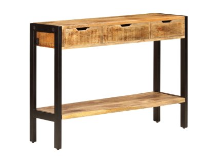 vidaXL Příborník se 3 zásuvkami 110 x 35 x 75 cm masivní mangovník
