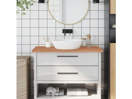 vidaXL Koupelnová deska 100 x 60 x 2,5 cm masivní bukové dřevo