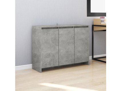 vidaXL Příborník betonově šedý 102 x 33 x 75 cm kompozitní dřevo