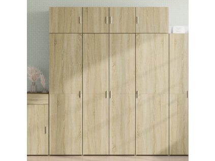 vidaXL Skříň highboard dub sonoma 80 x 42,5 x 185 cm kompozitní dřevo