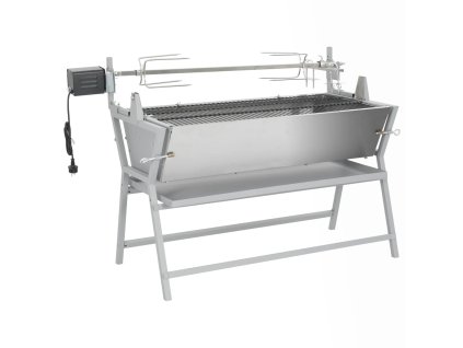 vidaXL Rotisserie železo a nerezová ocel grilovací jehla
