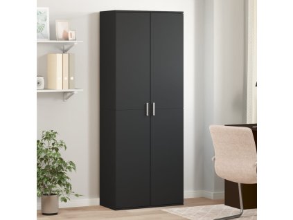 vidaXL Skříň highboard černá 70 x 35 x 180 cm kompozitní dřevo