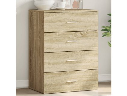 vidaXL Příborník dub sonoma 60 x 39 x 80 cm kompozitní dřevo