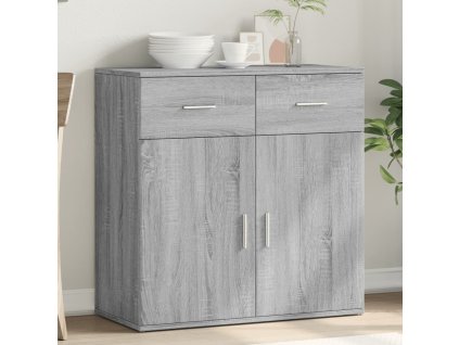 vidaXL Příborník šedý sonoma 79 x 38 x 80 cm kompozitní dřevo