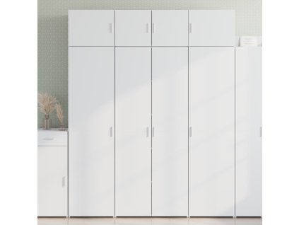 vidaXL Skříň highboard bílá 80 x 42,5 x 185 cm kompozitní dřevo