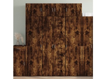vidaXL Skříň highboard kouřový dub 70 x 42,5 x 185 cm kompozitní dřevo