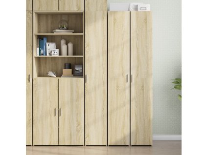 vidaXL Skříň highboard dub sonoma 30 x 42,5 x 185 cm kompozitní dřevo