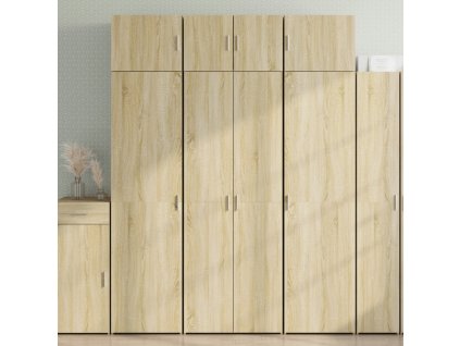 vidaXL Úzká úložná dub sonoma 70x42,5x225 cm kompozitní dřevo