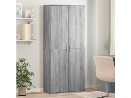 vidaXL Skříň highboard šedá sonoma 80 x 35 x 180 cm kompozitní dřevo