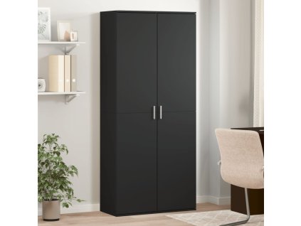 vidaXL Skříň highboard černá 80 x 35 x 180 cm kompozitní dřevo