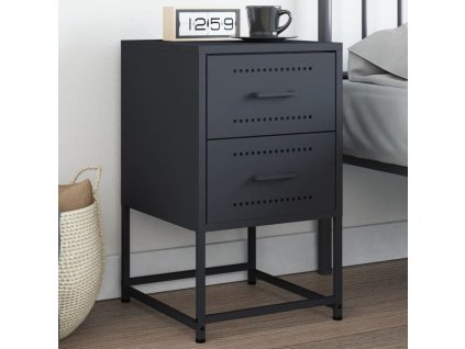 vidaXL Noční stolek antracitový 36 x 39 x 60,5 cm ocel