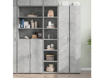 vidaXL Skříň highboard betonově šedá 40 x 41 x 185 cm kompozitní dřevo