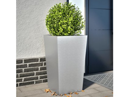 vidaXL Zahradní truhlíky 45 x 45 x 75 cm 2 ks pozinkovaná ocel