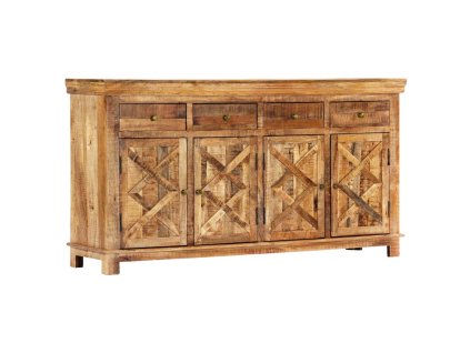 vidaXL Příborník se 4 zásuvkami 160 x 40 x 85 cm masivní mangovník