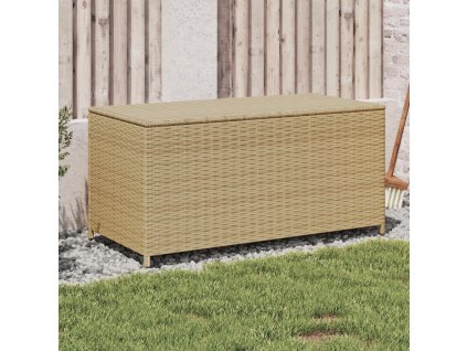 vidaXL Zahradní úložný box mix béžové 190 l polyratan