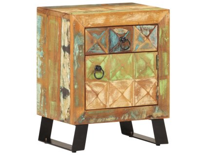 vidaXL Noční stolek 40 x 30 x 50 cm masivní recyklované dřevo