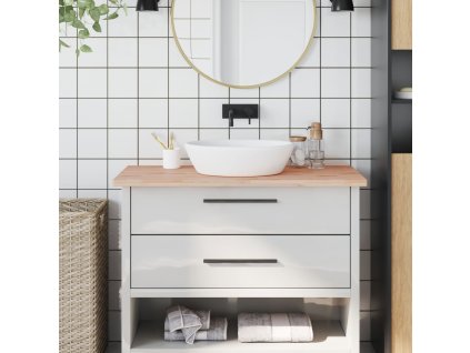vidaXL Koupelnová deska 100 x 50 x 2,5 cm masivní bukové dřevo