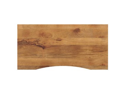 vidaXL Stolní deska s výřezem 120x50x2,5 cm masivní hrubý mangovník