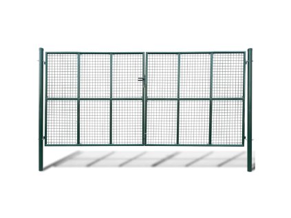 Zahradní brána z pletiva 415 x 250 cm / 400 x 200 cm