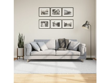 vidaXL Koberec OVIEDO krátký vlas šedý 160 x 230 cm