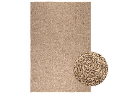 vidaXL Koberec ZIZUR 160 x 230 cm jutový vzhled interiér i exteriér