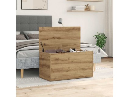 vidaXL Úložná truhla dob artisan 84 x 42 x 46 cm kompozitní dřevo