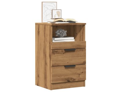 vidaXL Noční stolky 2 ks dub artisan 40 x 36 x 65 cm kompozitní dřevo