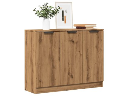 vidaXL Příborník dub artisan 90,5 x 30 x 70 cm kompozitní dřevo