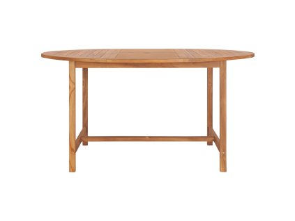 vidaXL Zahradní stůl 150 x 76 cm masivní teakové dřevo