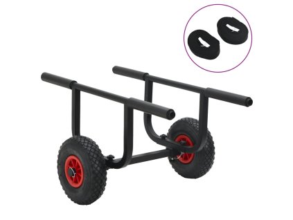vidaXL Vozík na kajak 90 kg hliník
