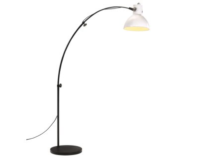 vidaXL Stojací lampa 25 W bílá 150 cm E27