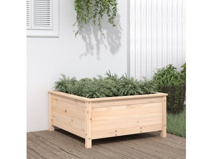vidaXL Zahradní truhlík 82,5 x 82,5 x 39 cm masivní borové dřevo